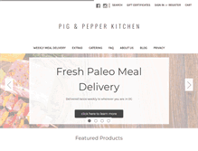 Tablet Screenshot of pigandpepperkitchen.com